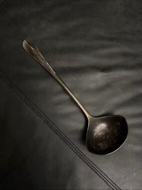 Godinger Silver Art Co. Vintage Long-Handled Black Serving Ladle